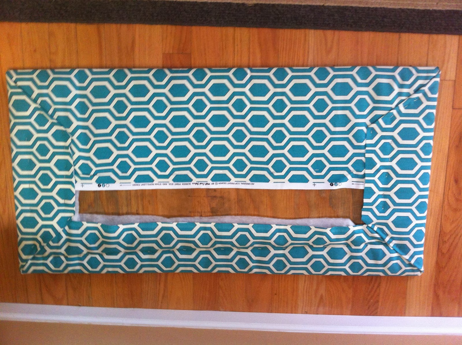 Adventures with the Woods Make something Monday Fabric and plywood baby gate